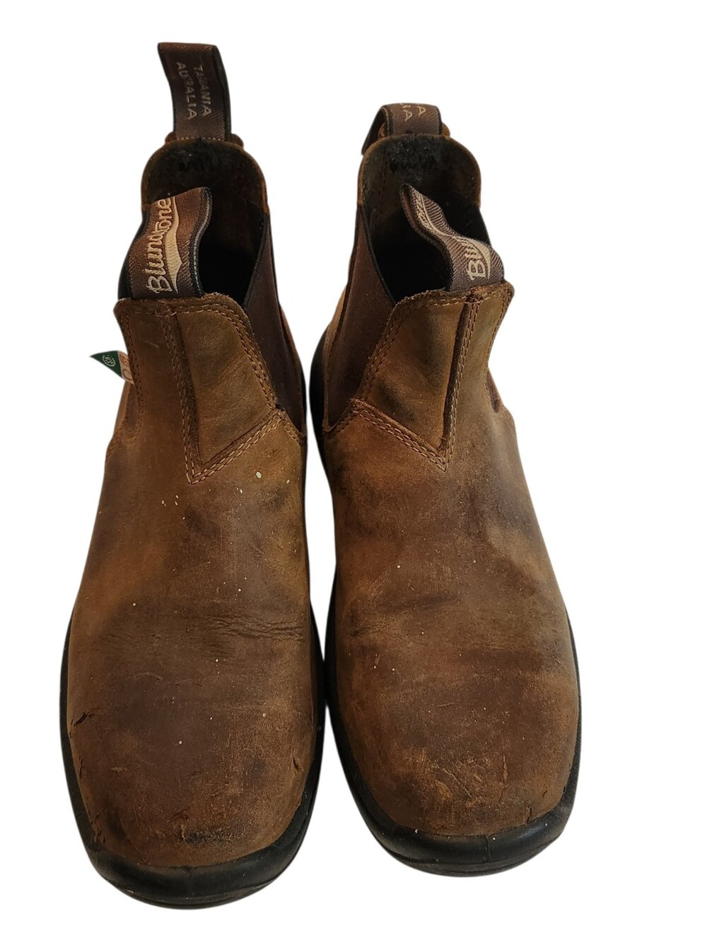 Blundstone Men's Brown Chelsea Pull-On Work Boots